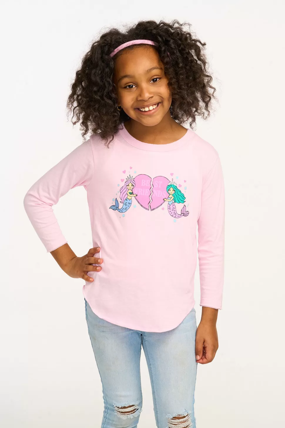 Chaser Brand Mermaid Bestie Long Sleeve Tee Sale