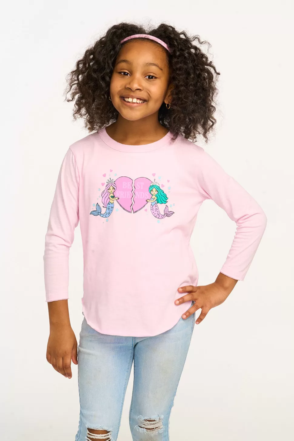 Chaser Brand Mermaid Bestie Long Sleeve Tee Sale