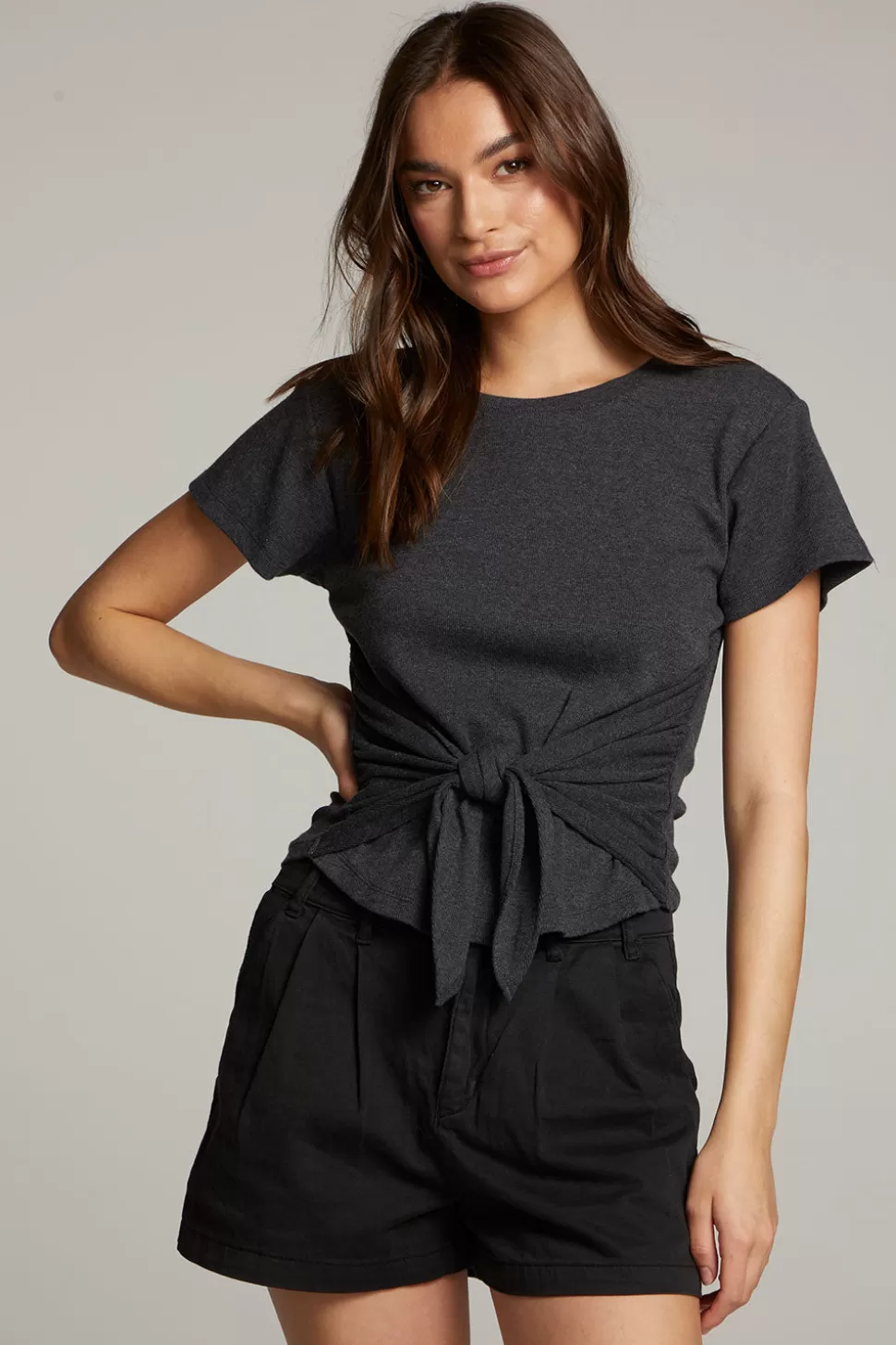 Chaser Brand Mia Black Top Cheap