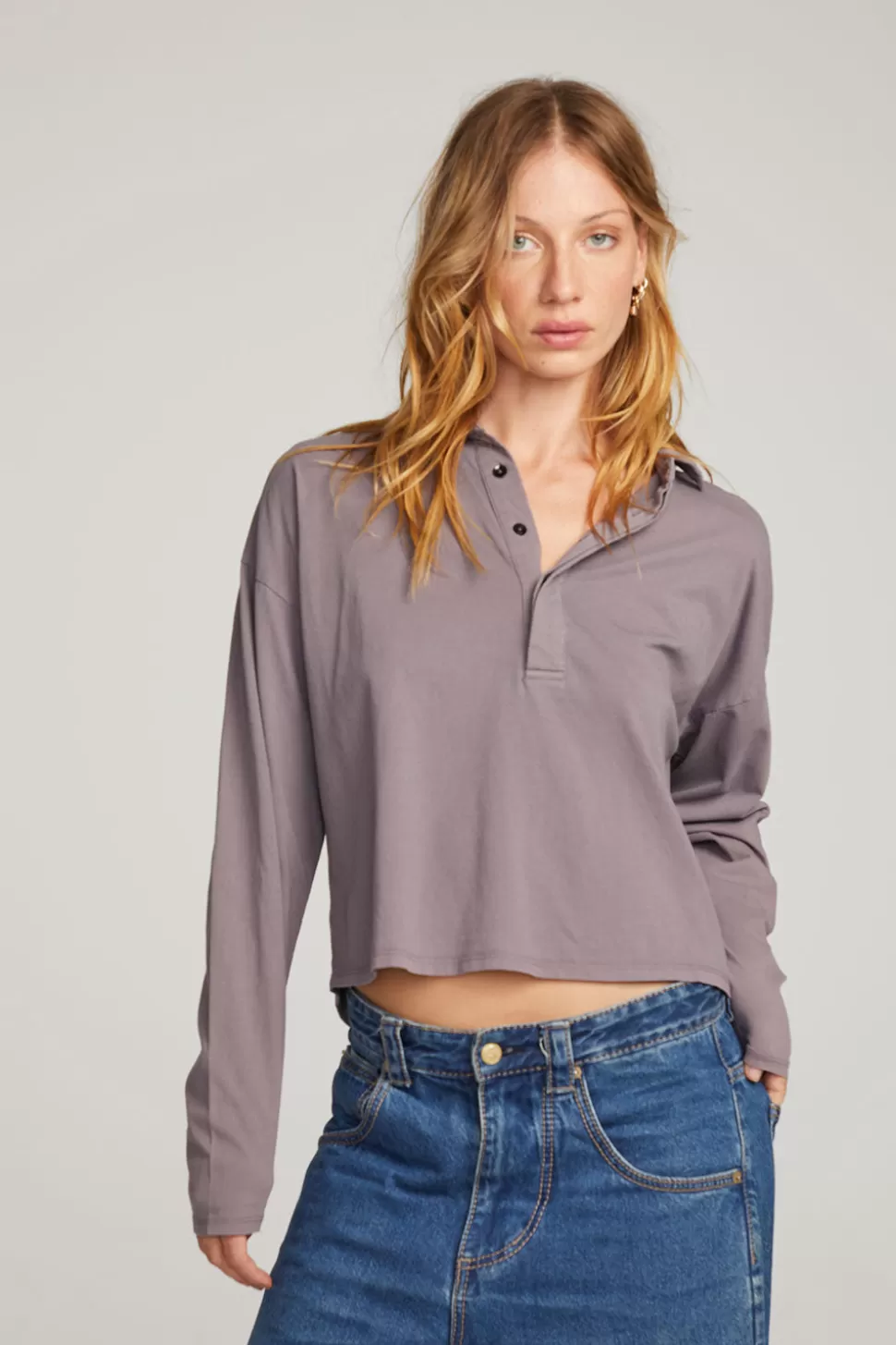 Chaser Brand Miles Purple Sage Long Sleeve Shop