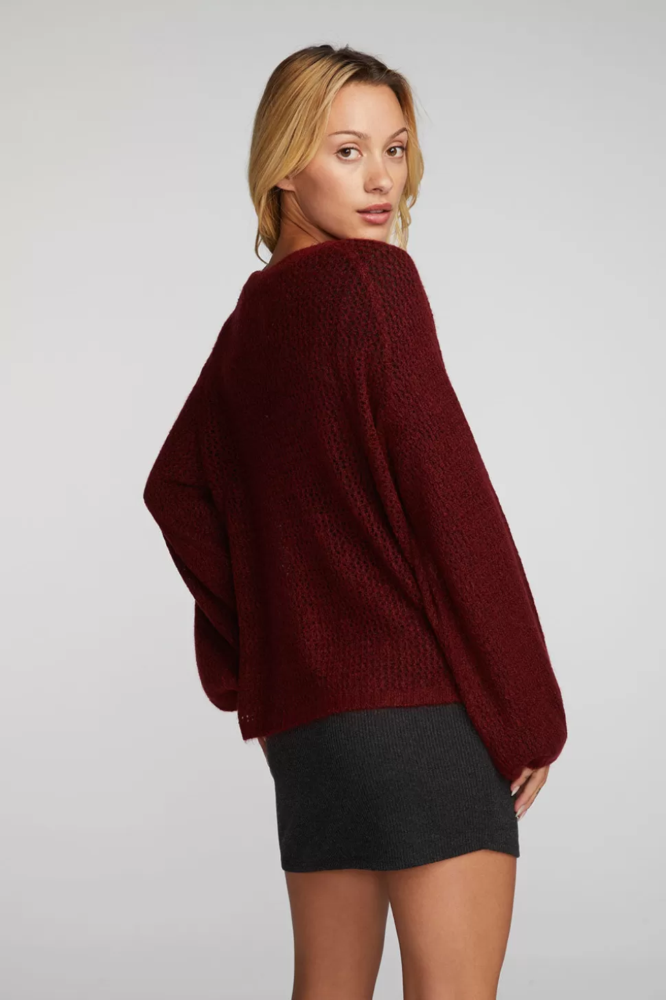 Chaser Brand Mohair Sweater Knit Belle Pullover Shop