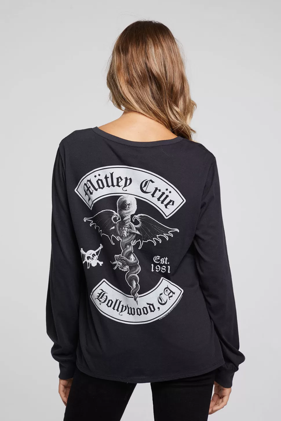 Chaser Brand Motley Crue Hollywood CA Long Sleeve Cheap