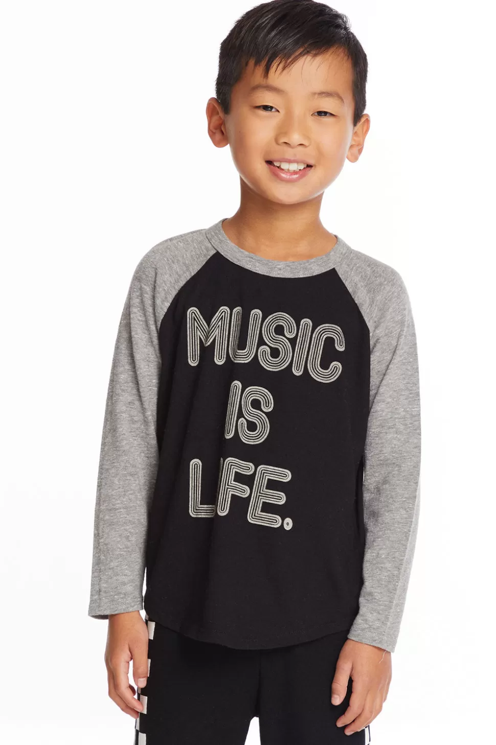 Chaser Brand Music Is Life Boys Baseball Tee Shop