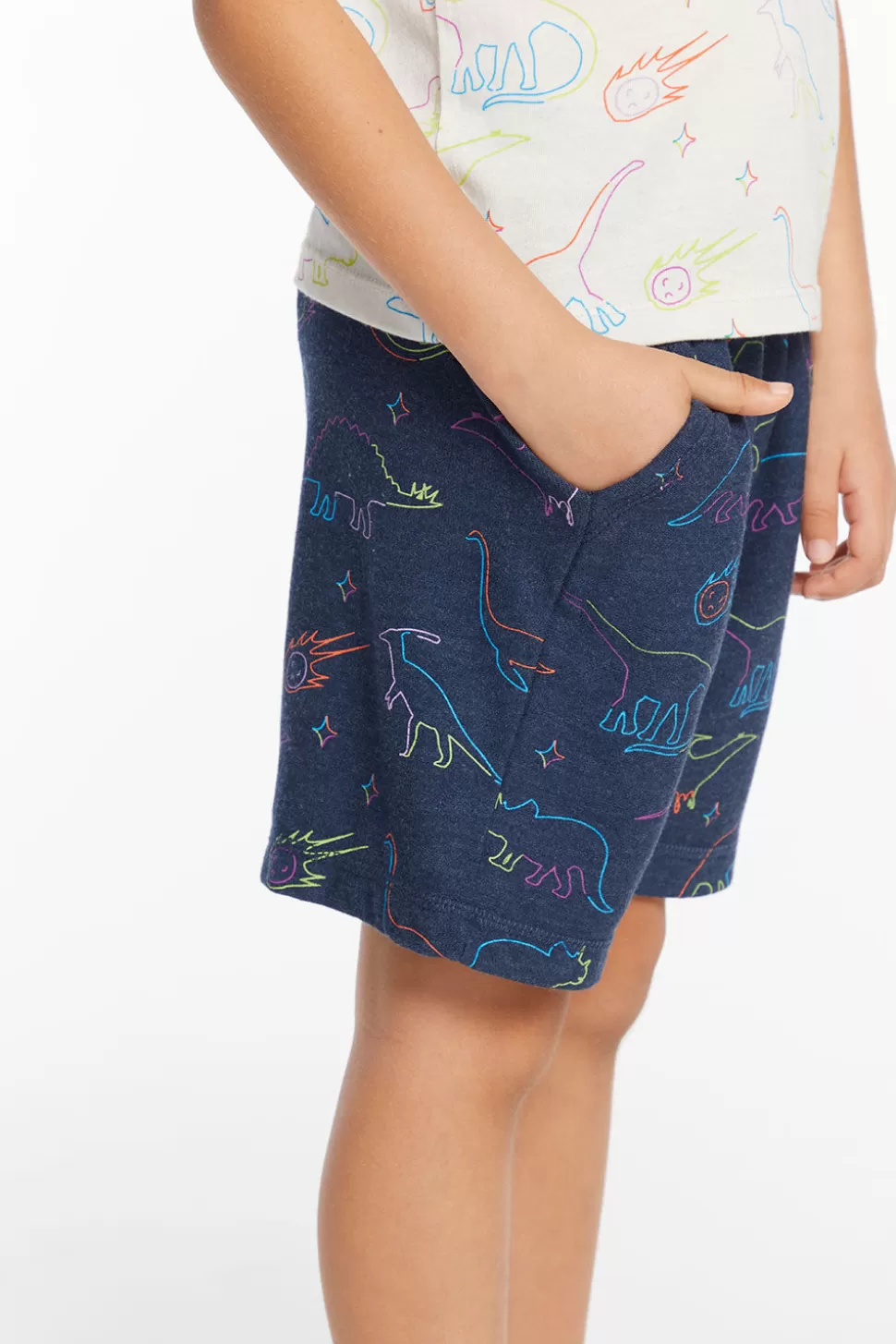 Chaser Brand Neon Dinos Boys Shorts Sale