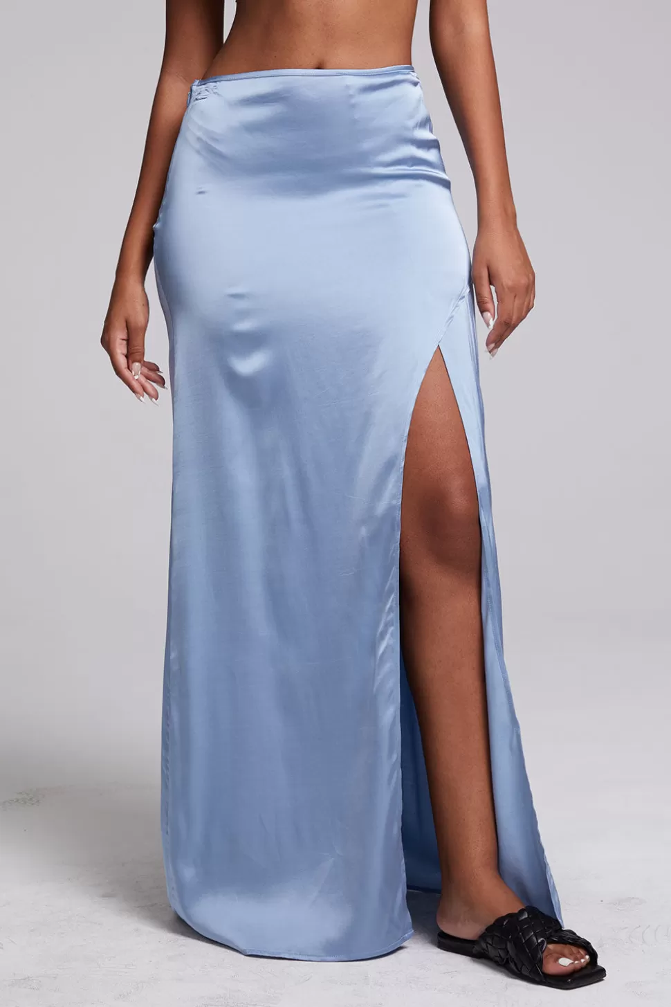 Chaser Brand Noemi Blue Grotto Maxi Skirt Cheap