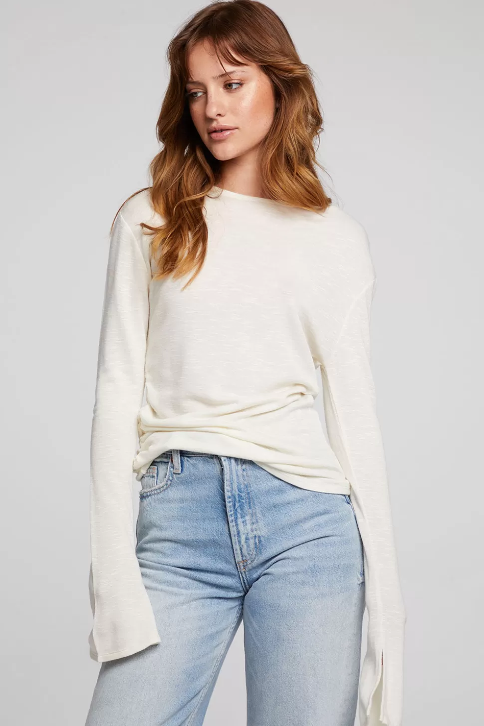 Chaser Brand Nyla Starry White Blouse Shop