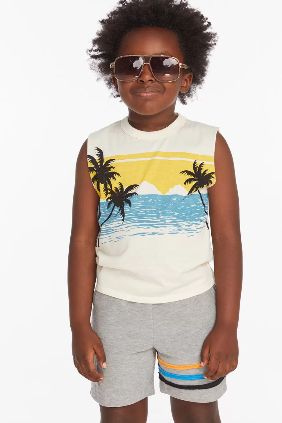 Chaser Brand Ocean View Boys Muscle Tank Sale