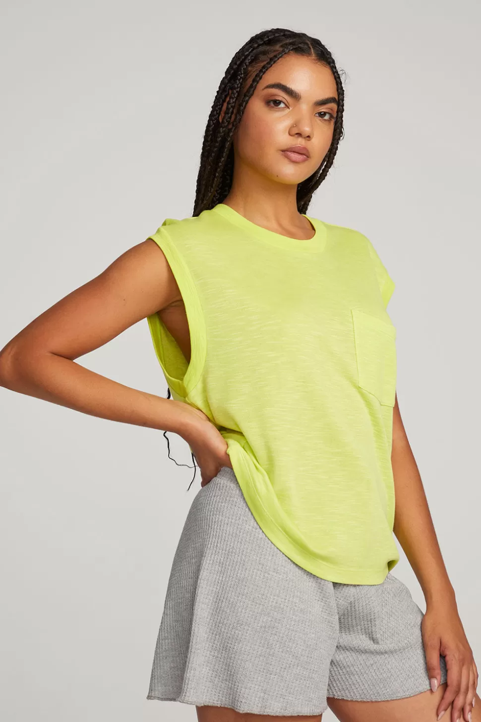 Chaser Brand Odessa Citron Tee Cheap