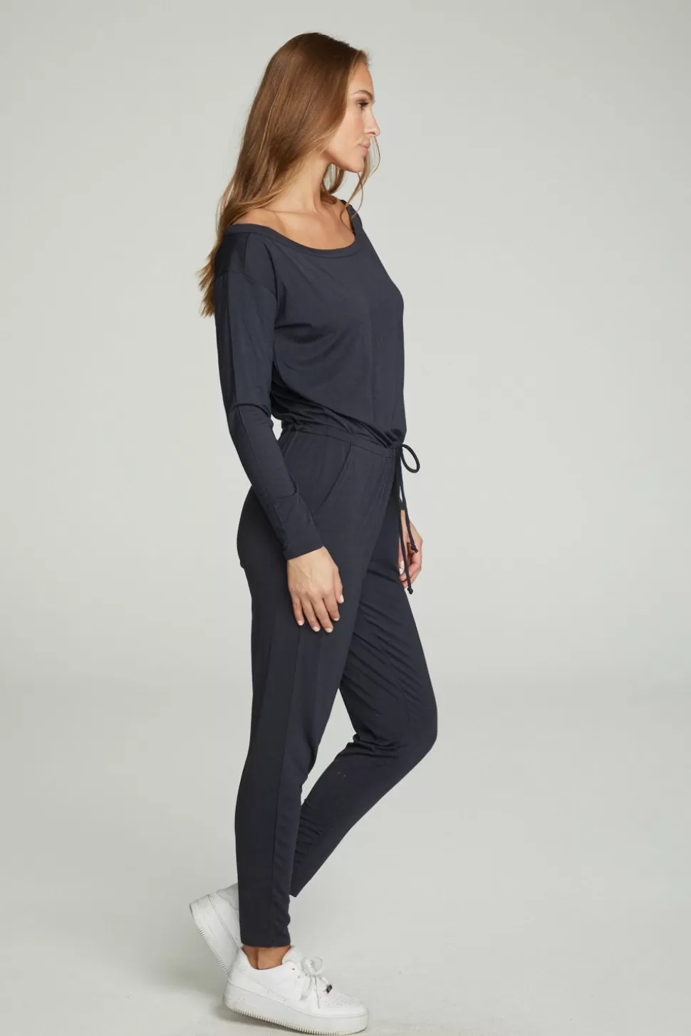 Chaser Brand Off The Shoulder Long Sleeve Jumpsuit Online