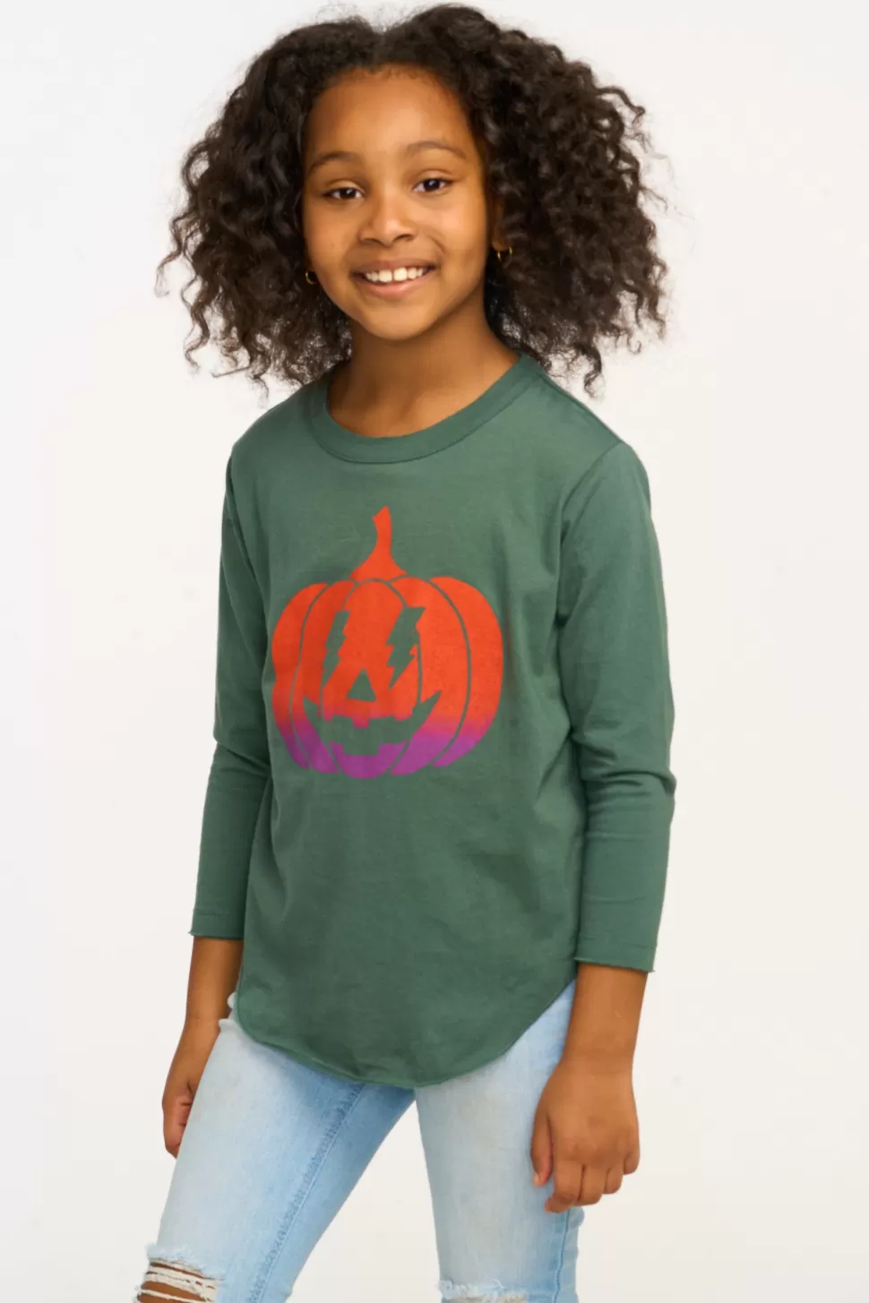 Chaser Brand Ombre Pumpkin Long Sleeve Online