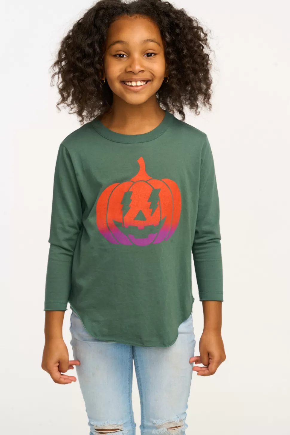 Chaser Brand Ombre Pumpkin Long Sleeve Online