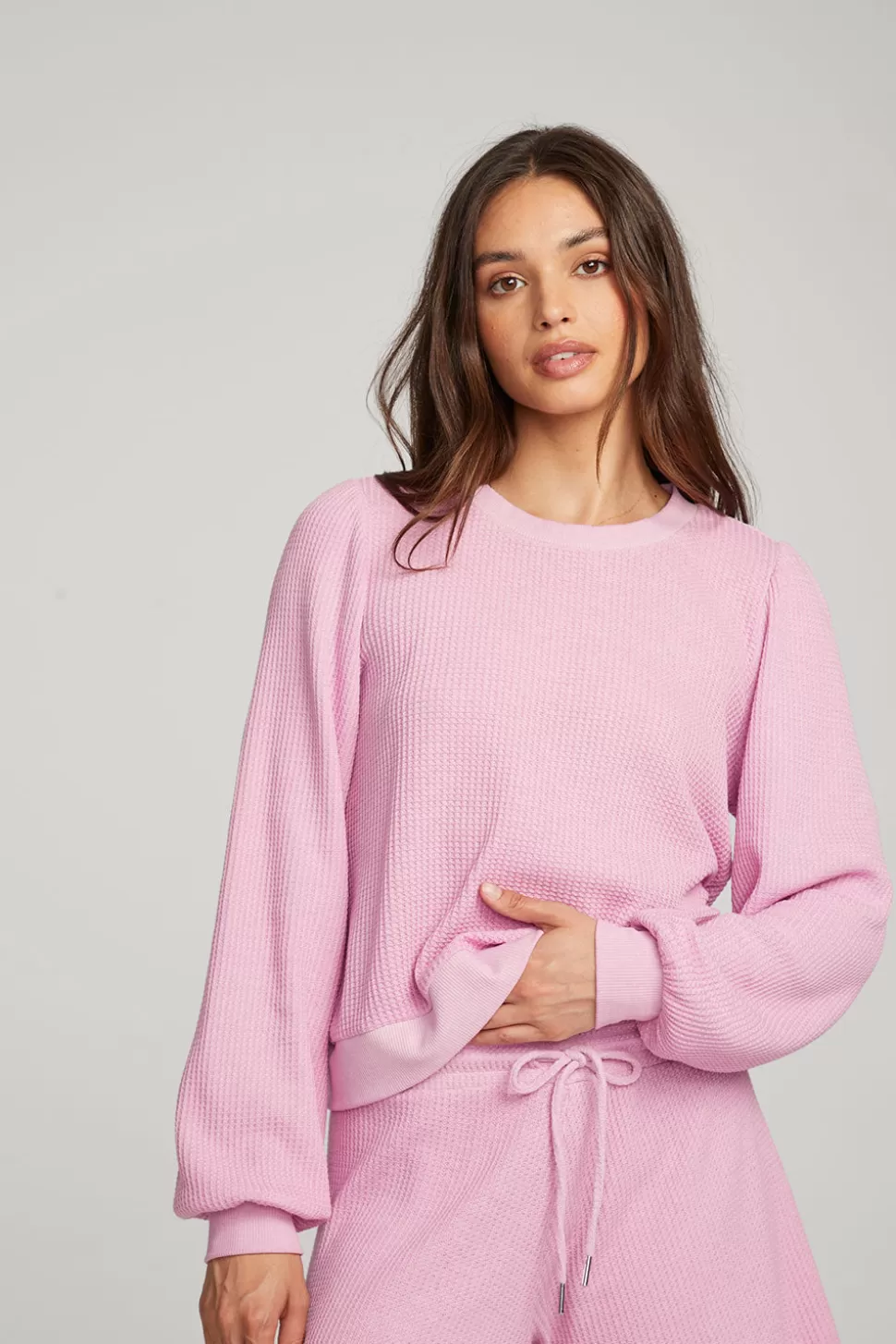 Chaser Brand Owlsey Pastel Lavender Pullover Best Sale