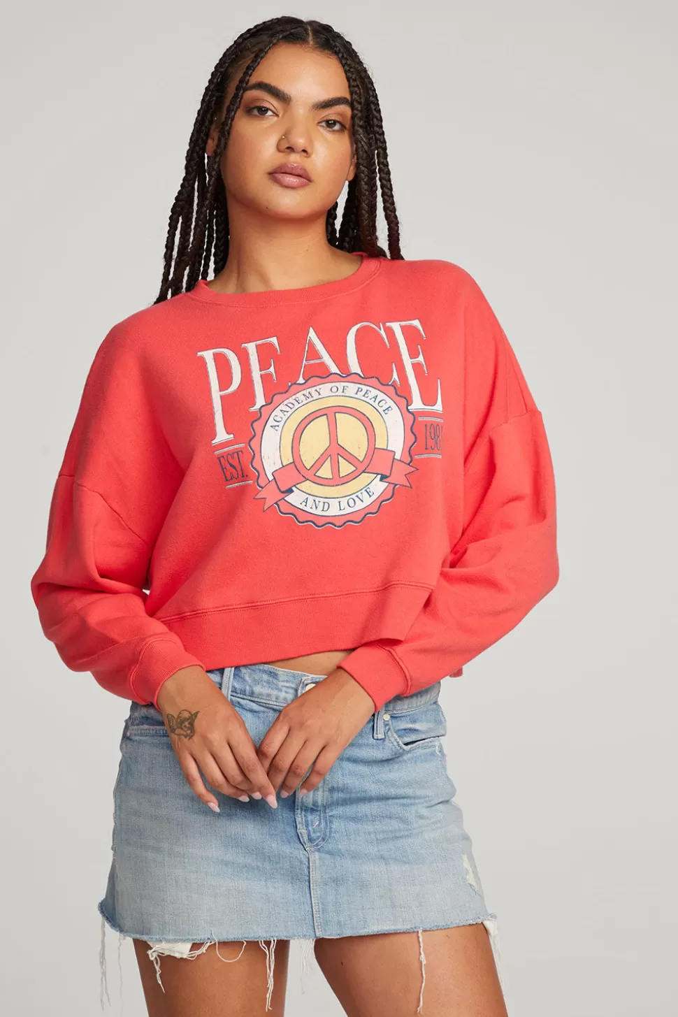 Chaser Brand Peace Academy Pullover Outlet