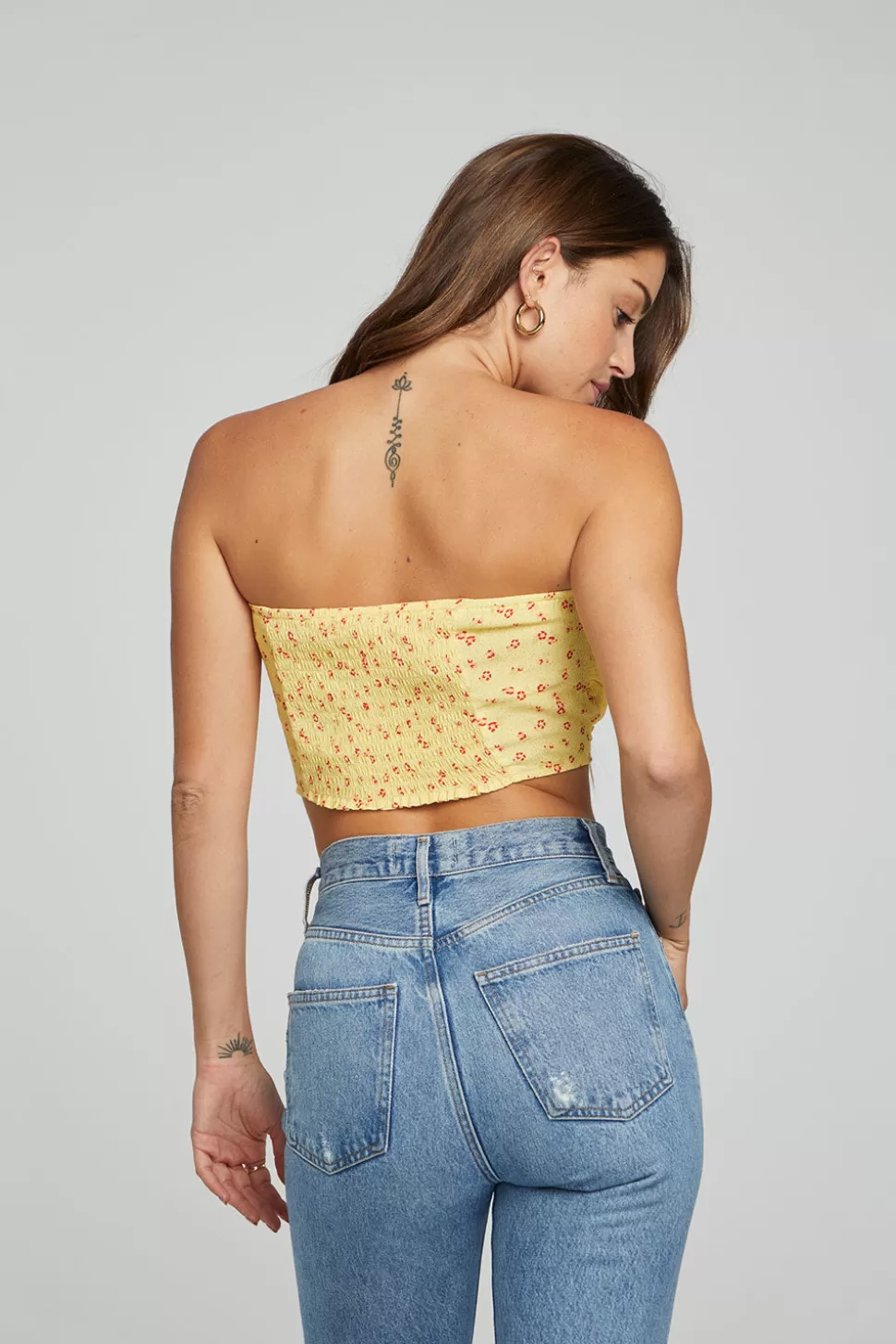 Chaser Brand Pier Crop Top - Anise Flower Online