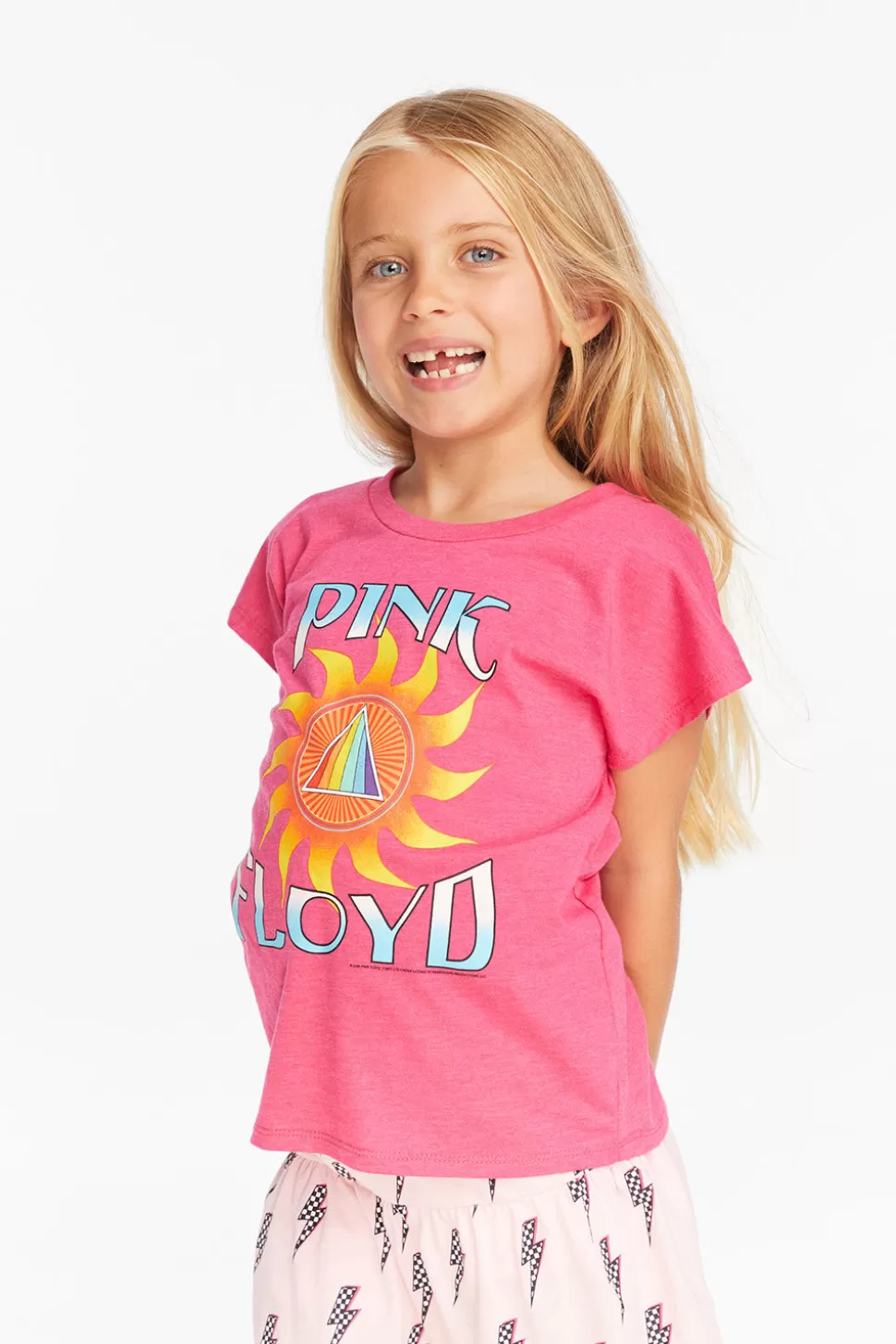 Chaser Brand Pink Floyd Prism Sun Girls Tee Online