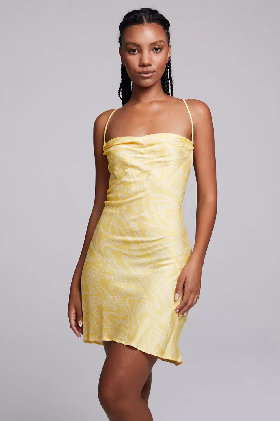 Chaser Brand Positano Lemon Zest Slip Dress Clearance