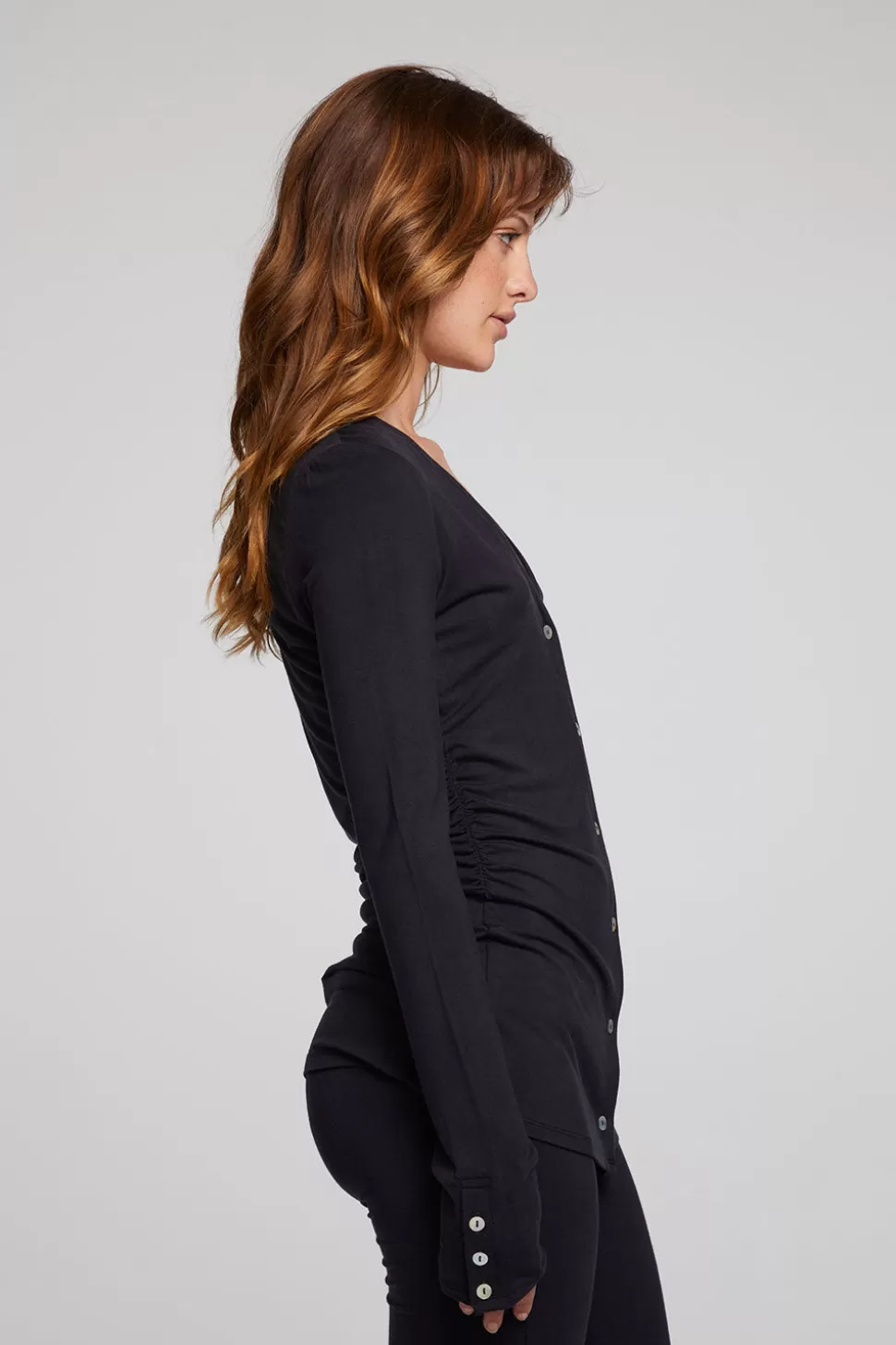 Chaser Brand Priscilla Licorice Long Sleeve Shop