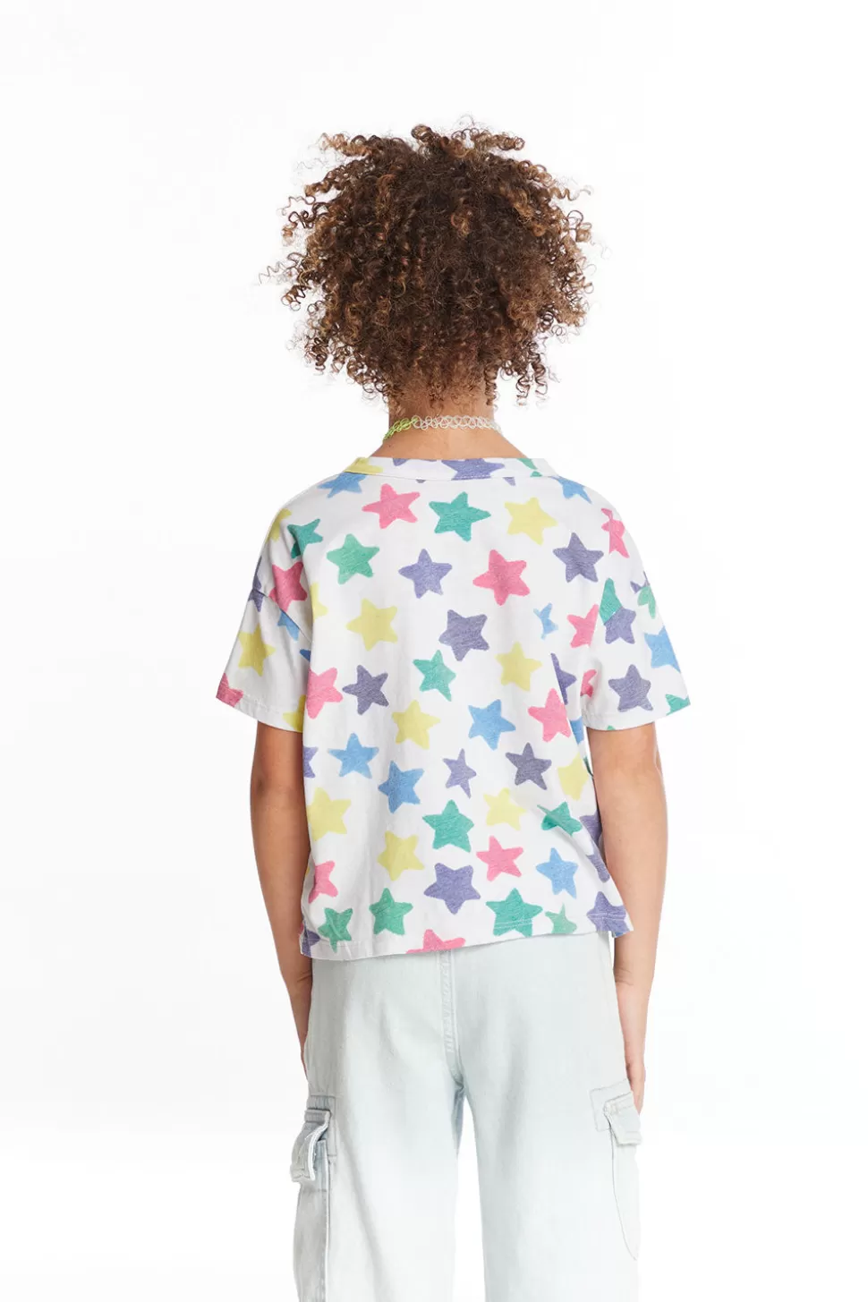 Chaser Brand Rainbow Stars Girls Tee New