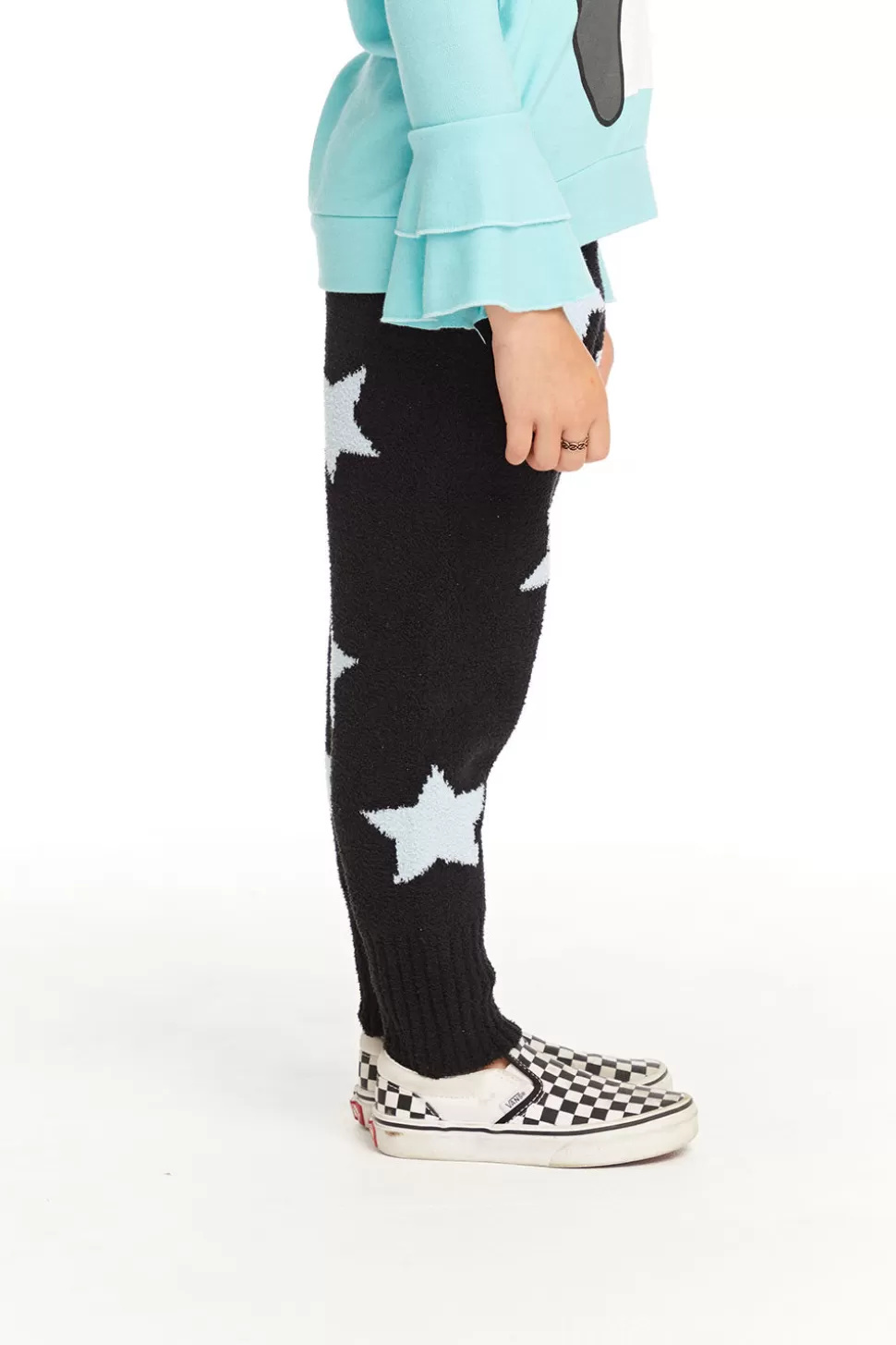 Chaser Brand Ribbed Panel Licorice Star Legging Shop