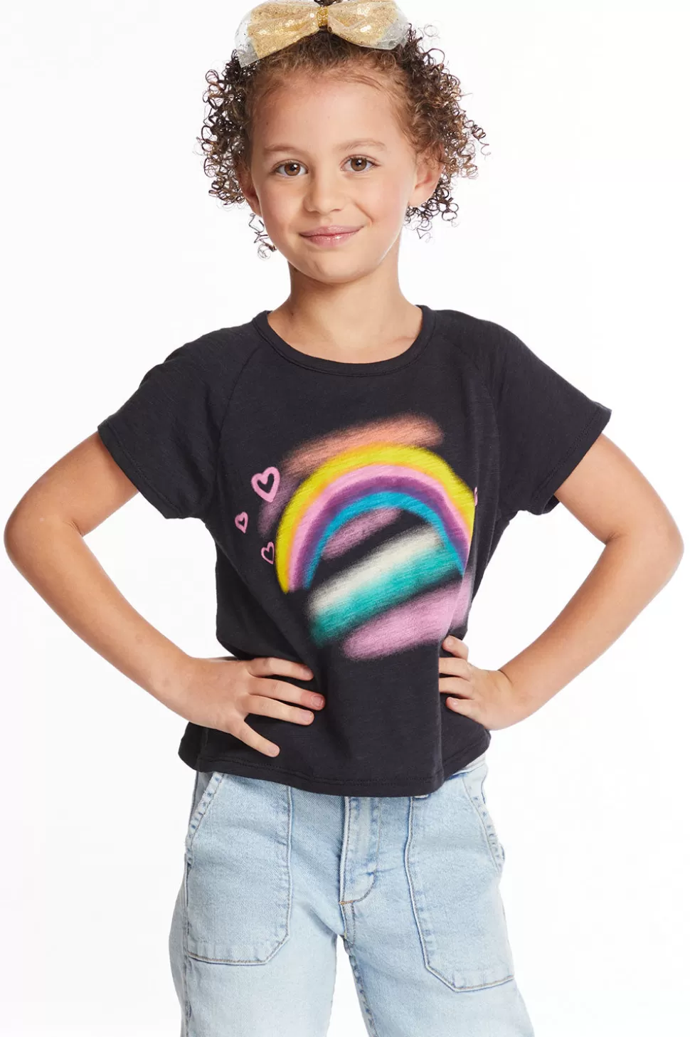 Chaser Brand Ride The Rainbow Girls Tee Online