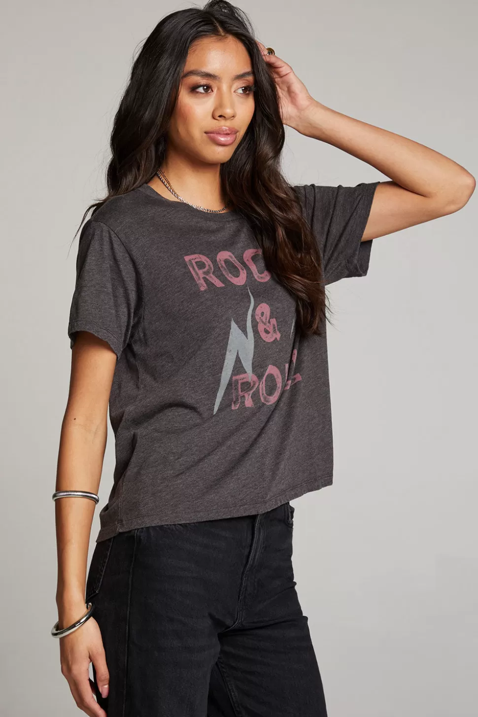 Chaser Brand Rock & Roll Forever Crewneck Tee Store