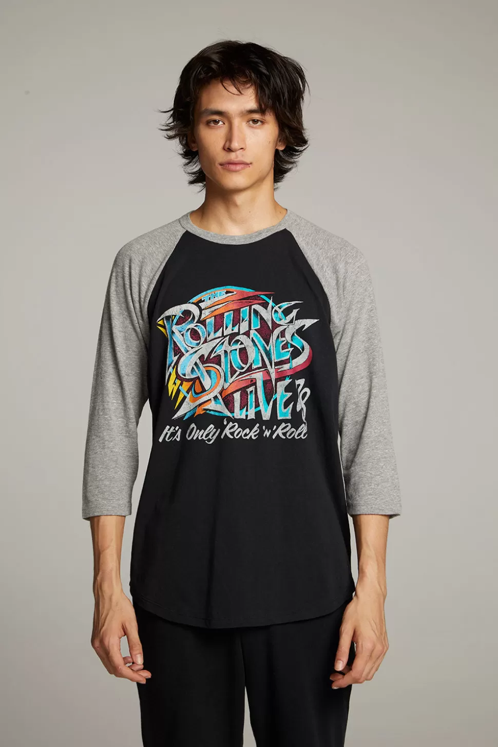 Chaser Brand Rolling Stones Live '78 Basball Raglan Tee Best Sale