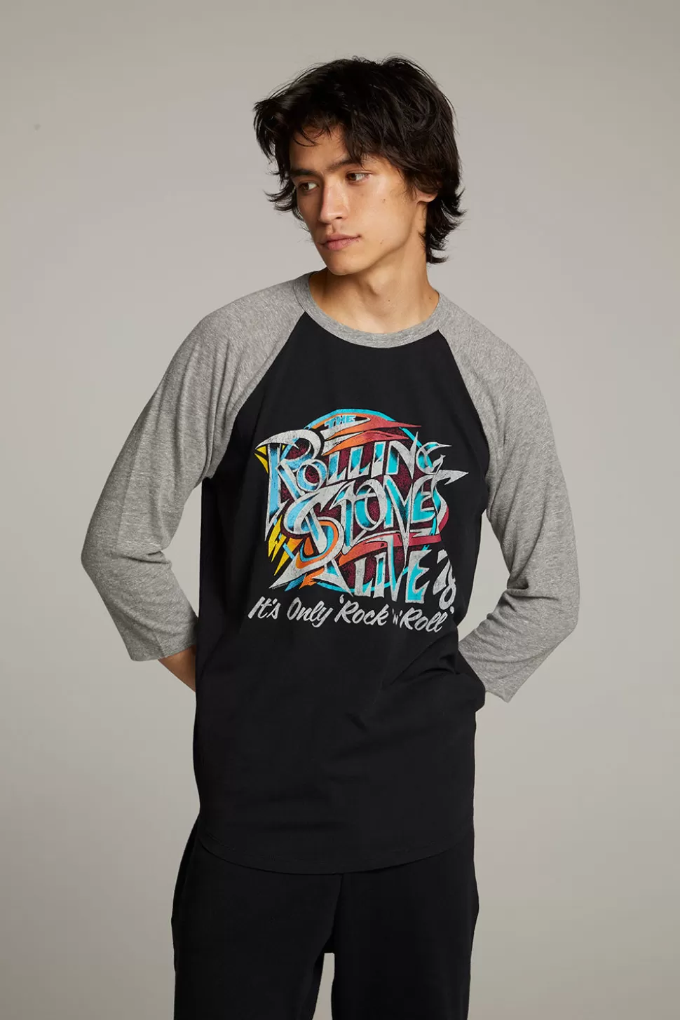 Chaser Brand Rolling Stones Live '78 Basball Raglan Tee Best Sale