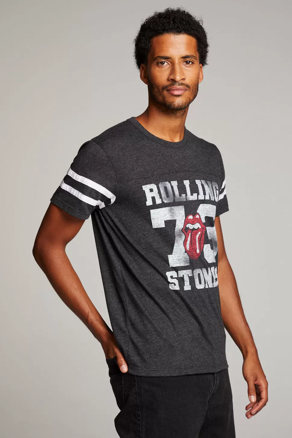 Chaser Brand Rolling Stones Logo 1973 Mens Tee Discount