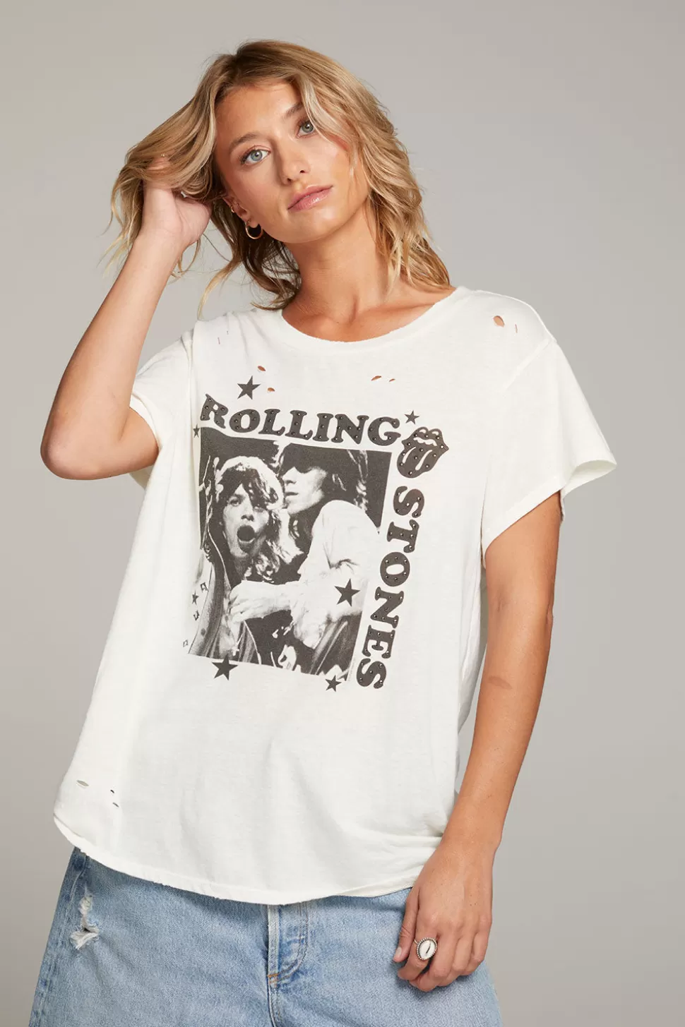 Chaser Brand Rolling Stones Mick & Keith Tee Clearance