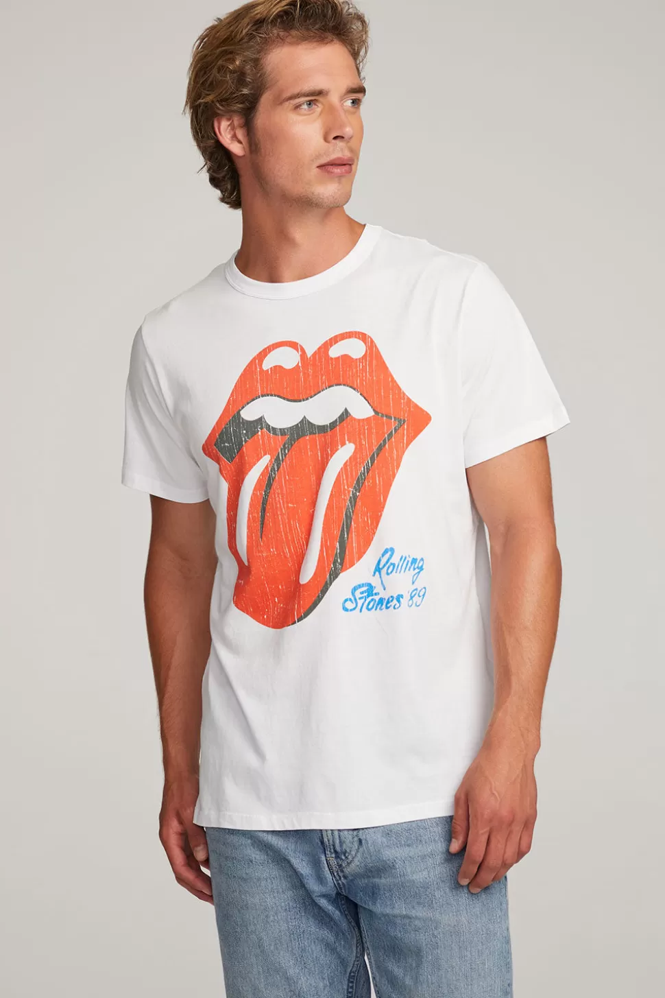 Chaser Brand Rolling Stones Steel Wheels Tour Mens Tee Best