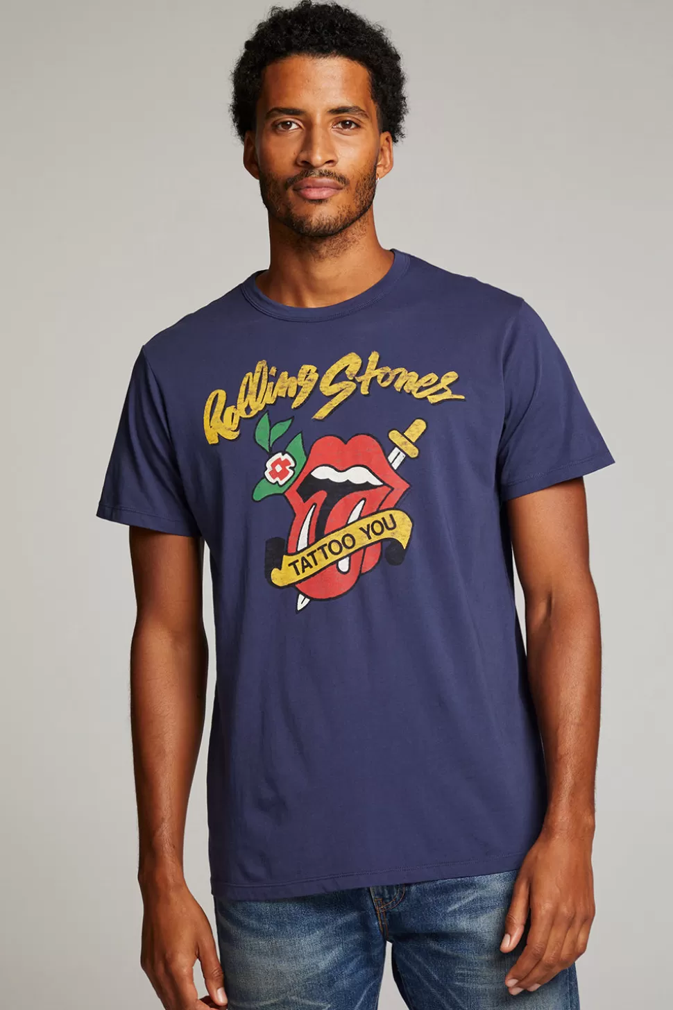 Chaser Brand Rolling Stones Tattoo You Mens Tee Online