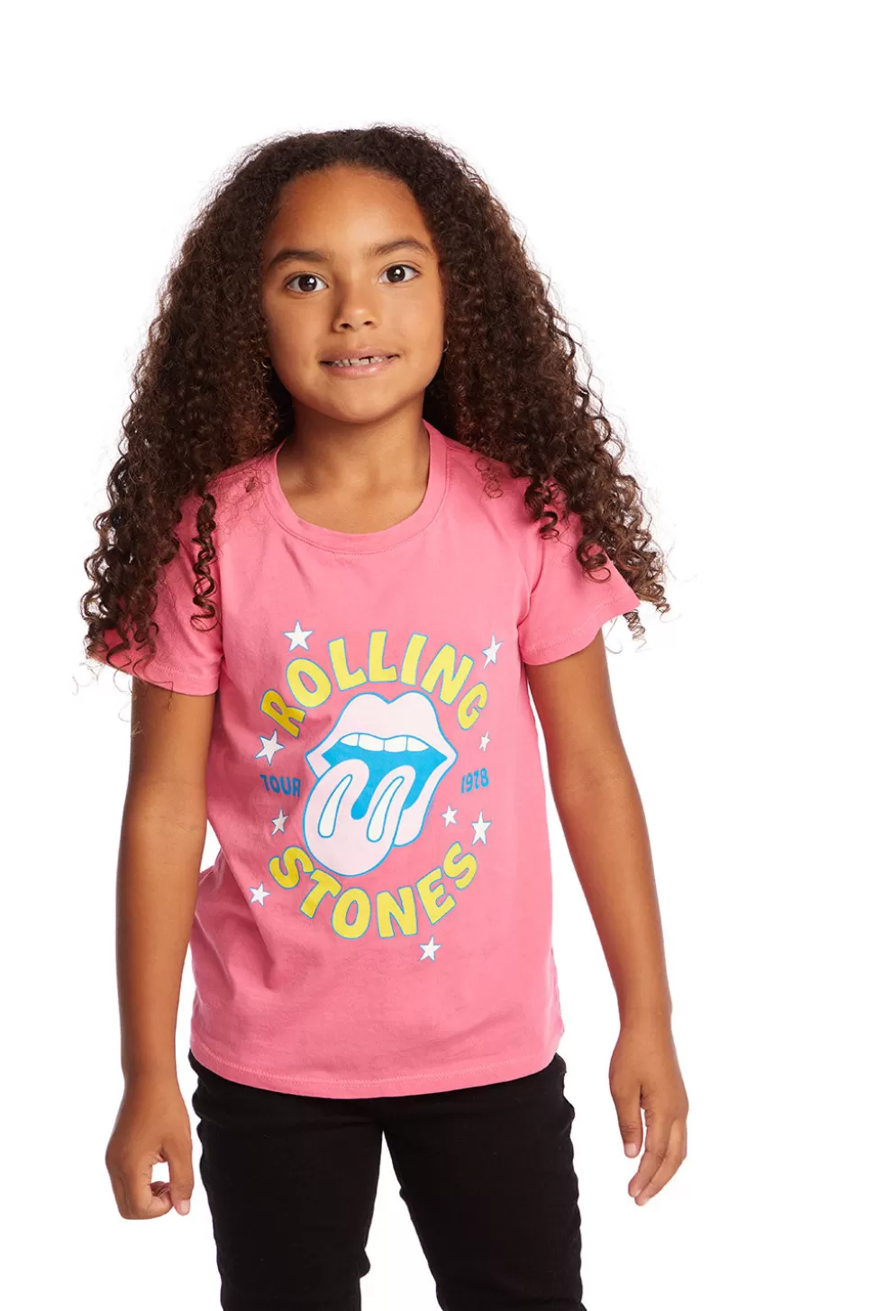 Chaser Brand Rolling Stones Tour 1978 Girls Tee Online