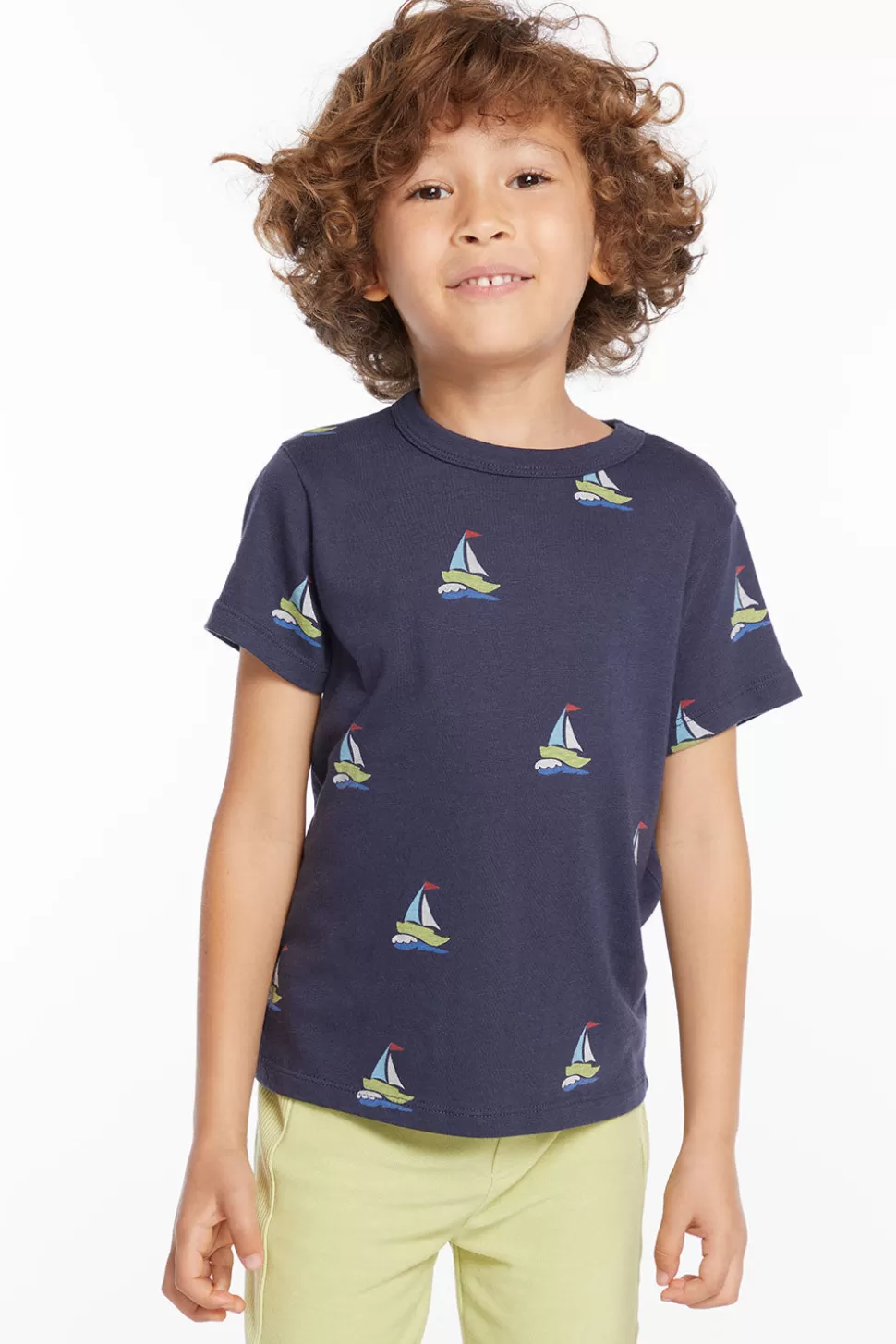 Chaser Brand Sailboats Boys Tee Outlet