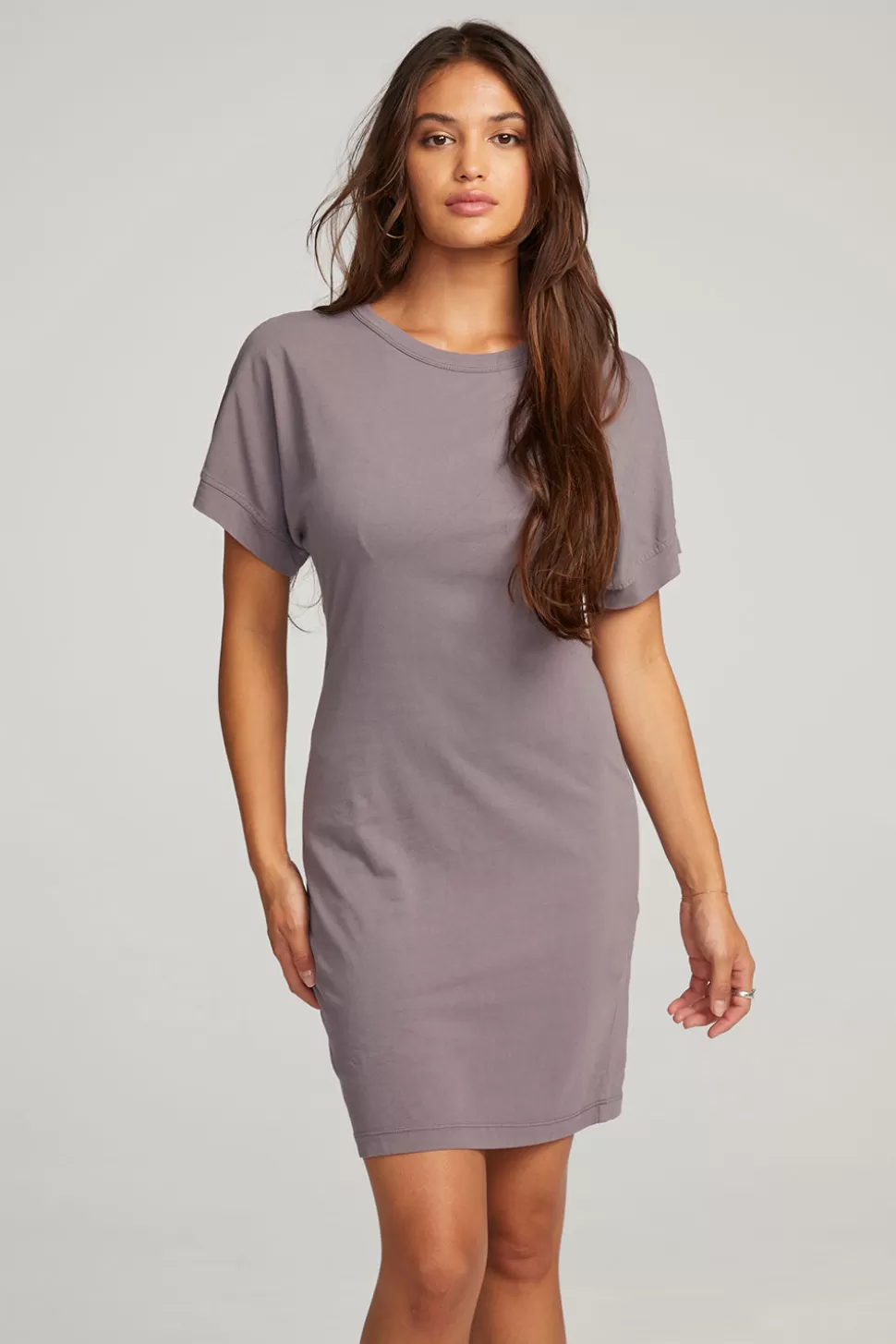 Chaser Brand Saloon Purple Sage Mini Dress Best Sale