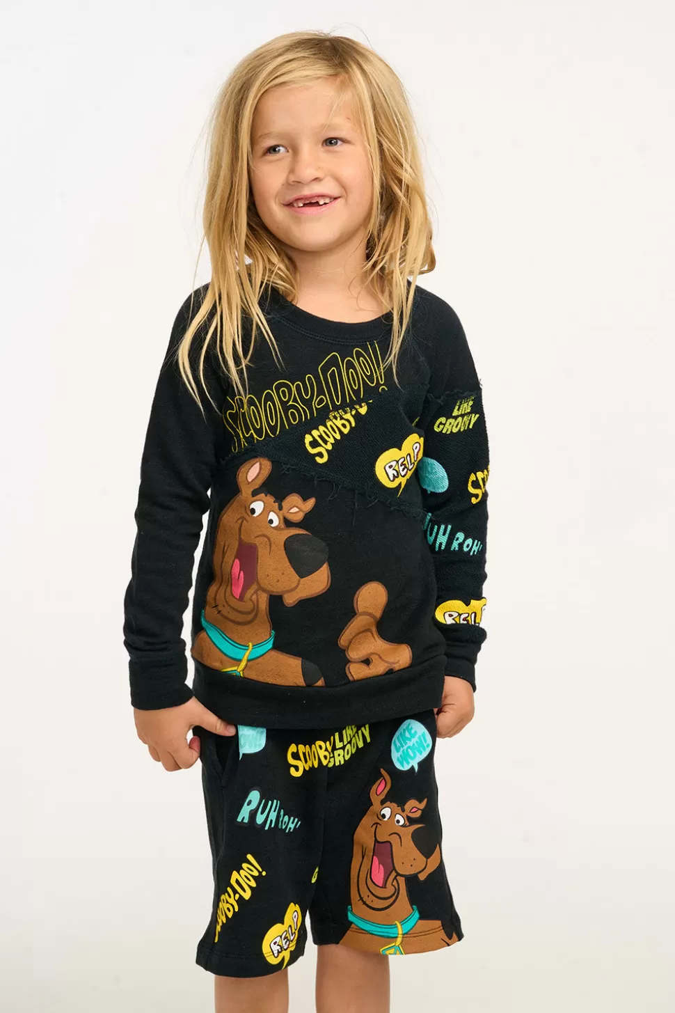 Chaser Brand Scooby Doo Mash Up Pullover Best Sale