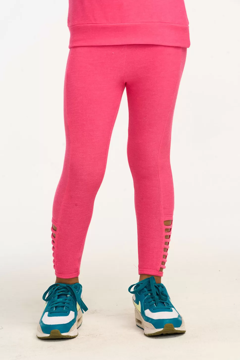 Chaser Brand Side Detail Flamingo Pink Leggings Best