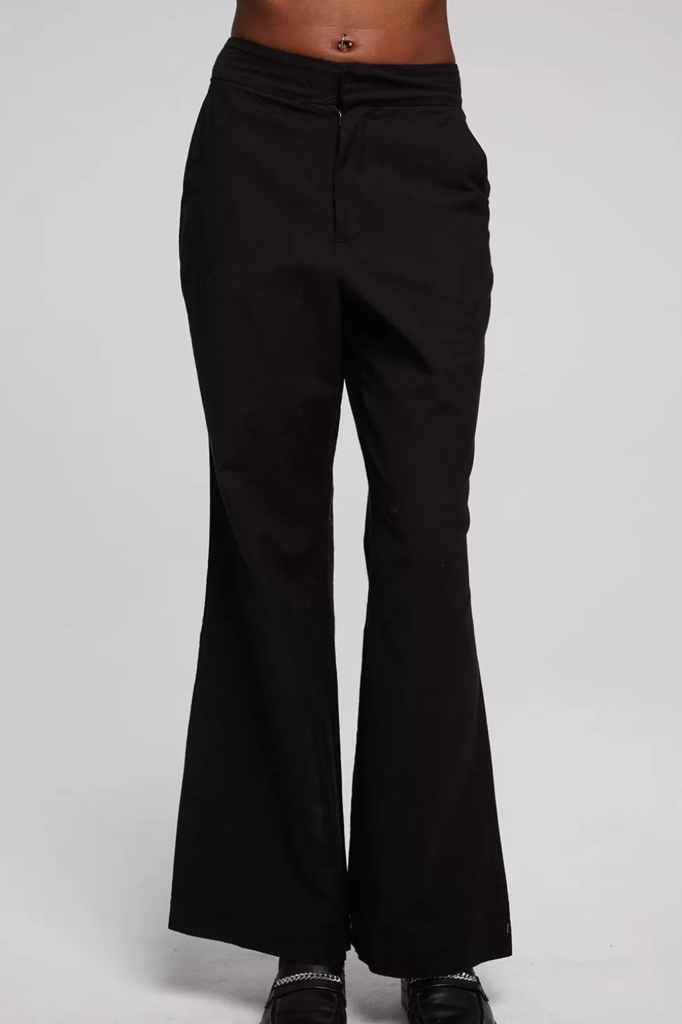 Chaser Brand Simone Trousers - Black Onyx Hot