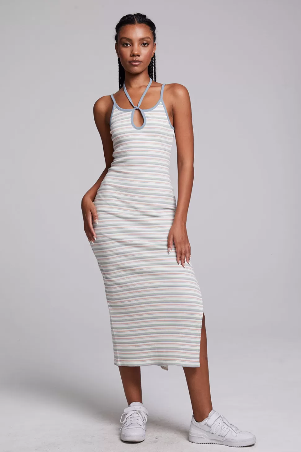 Chaser Brand Sirenuse Como Stripe Dress Clearance