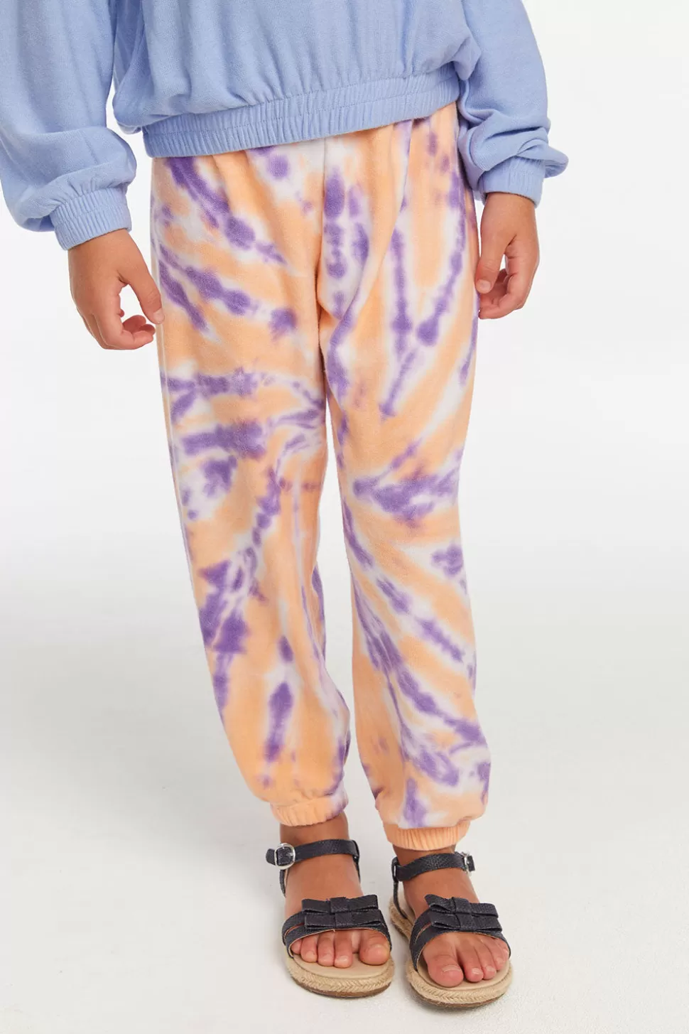 Chaser Brand Slim Peach Lavender Tie Dye Girls Slouchy Pant Shop