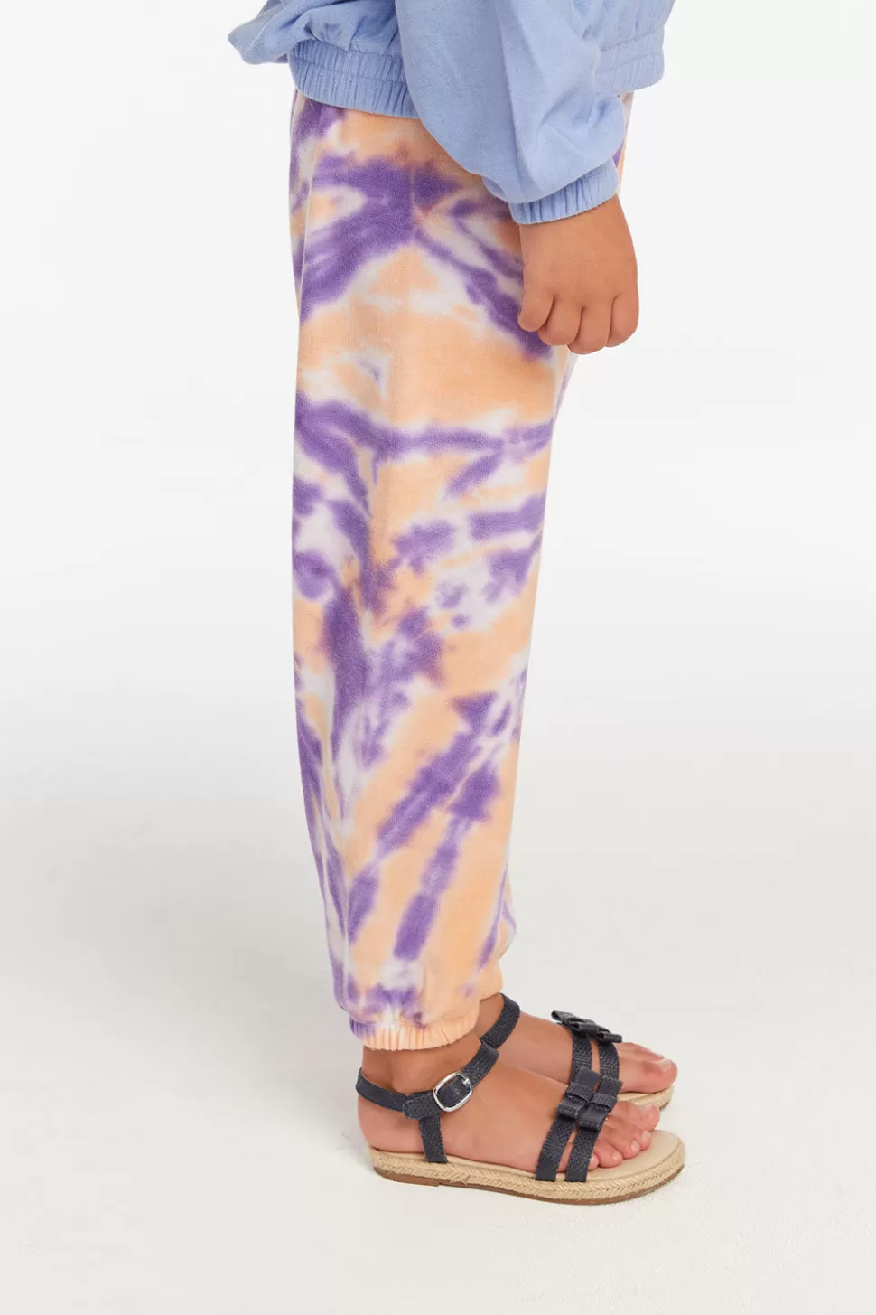 Chaser Brand Slim Peach Lavender Tie Dye Girls Slouchy Pant Shop