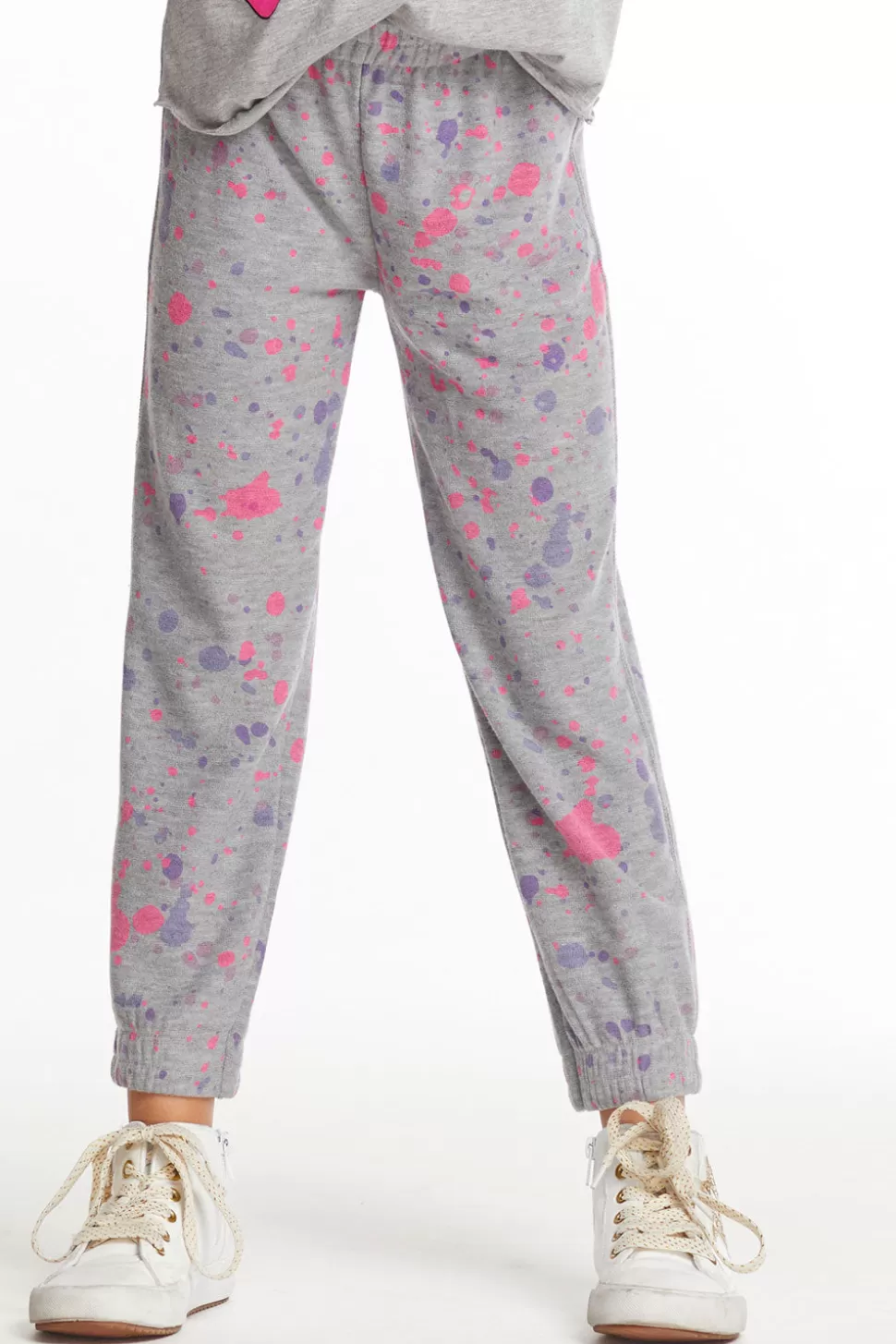 Chaser Brand Splatter Paint Girls Pants Best Sale