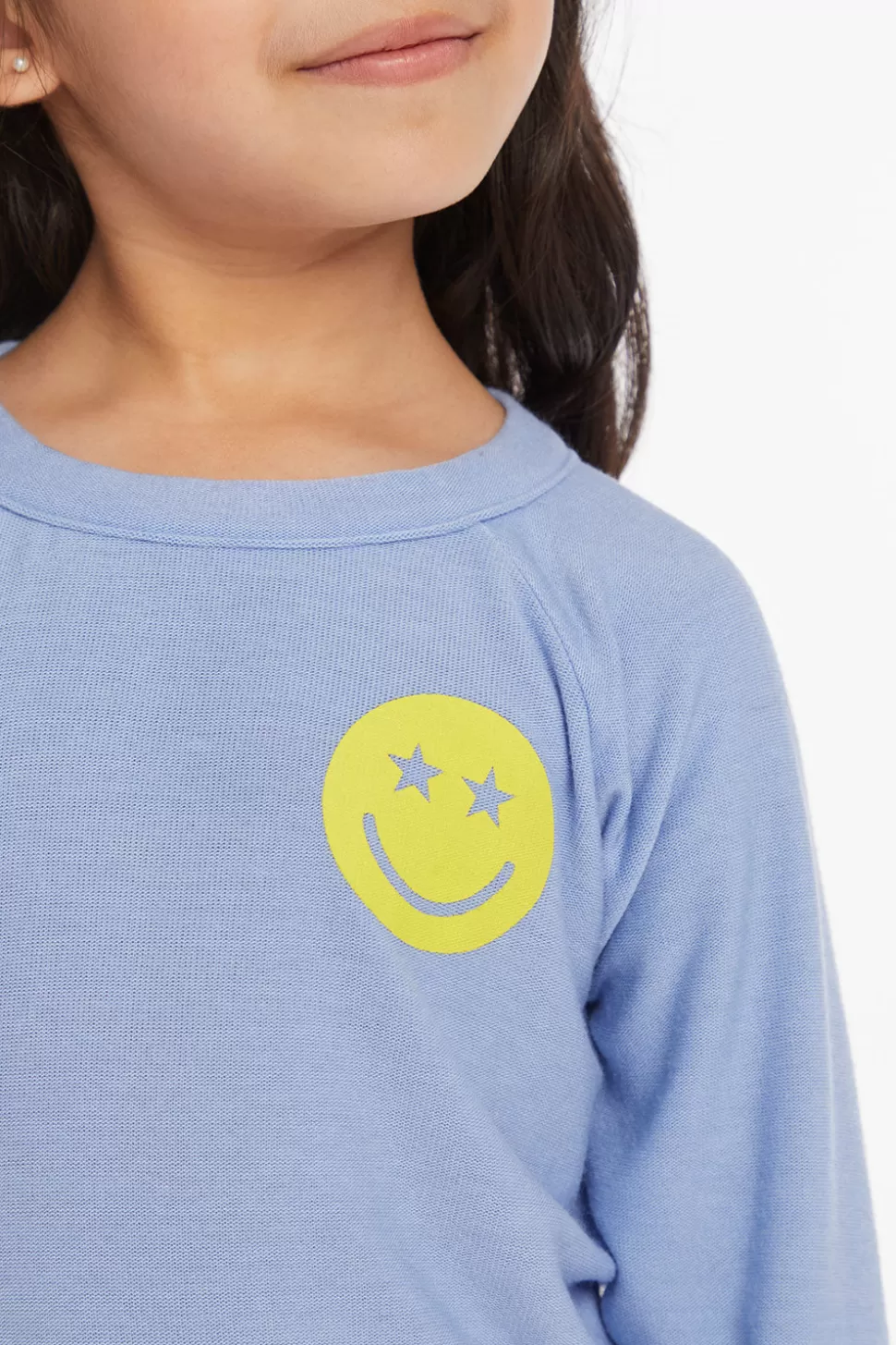 Chaser Brand Stars Smiley Cozy Knit Girls Pullover Fashion