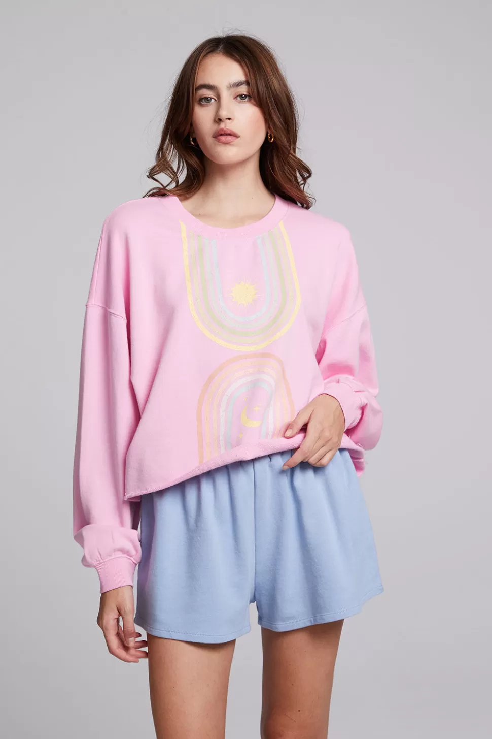 Chaser Brand Sun & Moon Rays Zodiac Pullover Shop