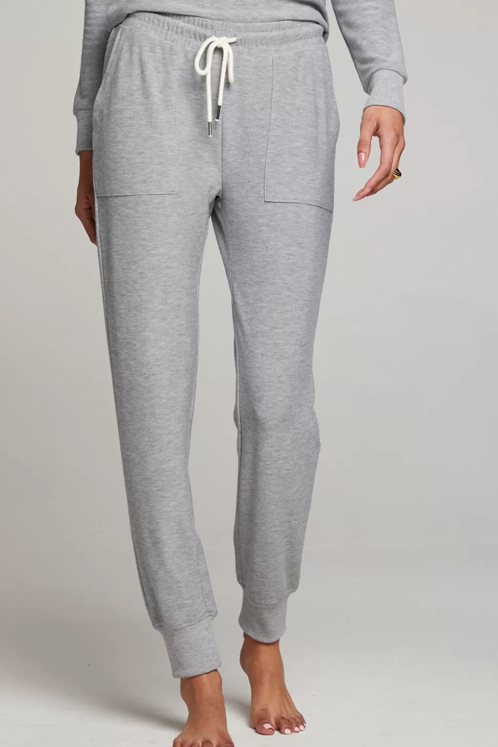 Chaser Brand Tessa Heather Grey Jogger Sale