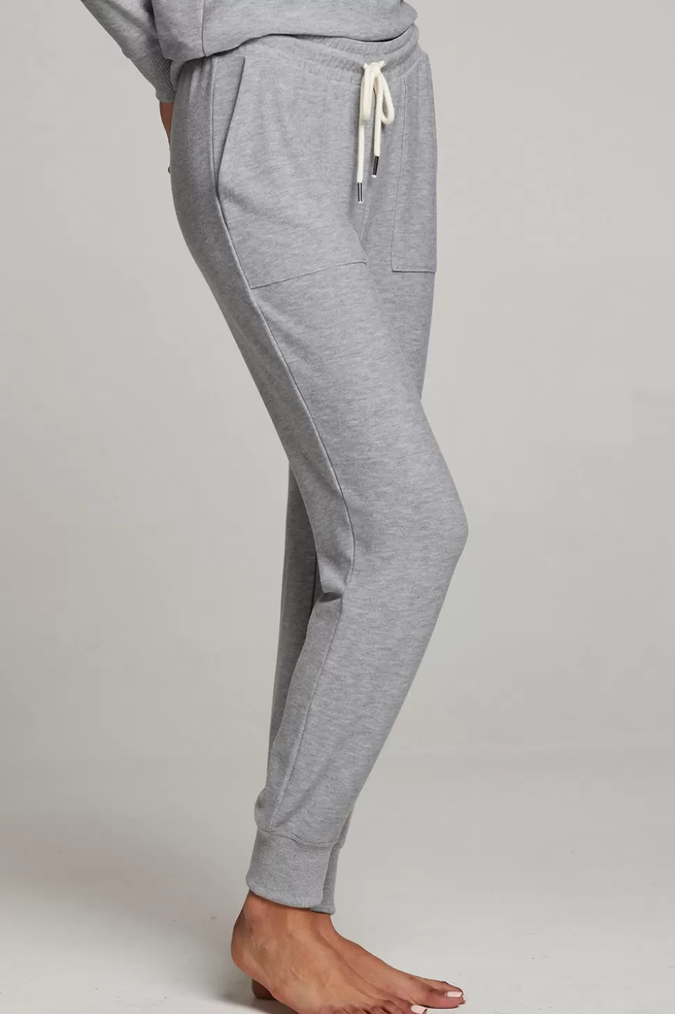 Chaser Brand Tessa Heather Grey Jogger Sale