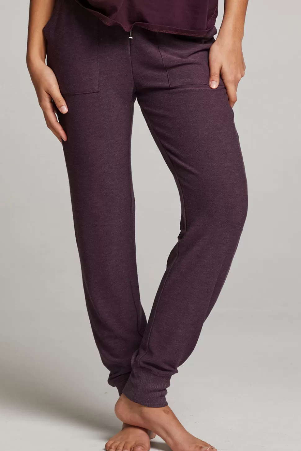 Chaser Brand Tessa Plum Perfect Jogger Discount