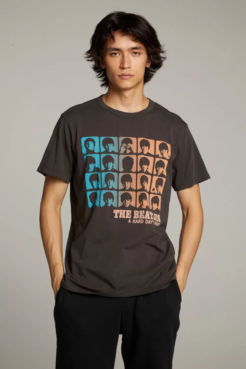 Chaser Brand The Beatles A Hard Day's Night Crew Neck Tee Flash Sale