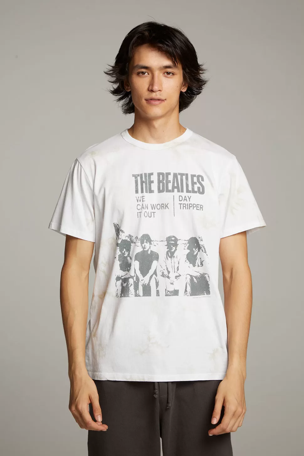 Chaser Brand The Beatles Day Tripper Crew Neck Tee New