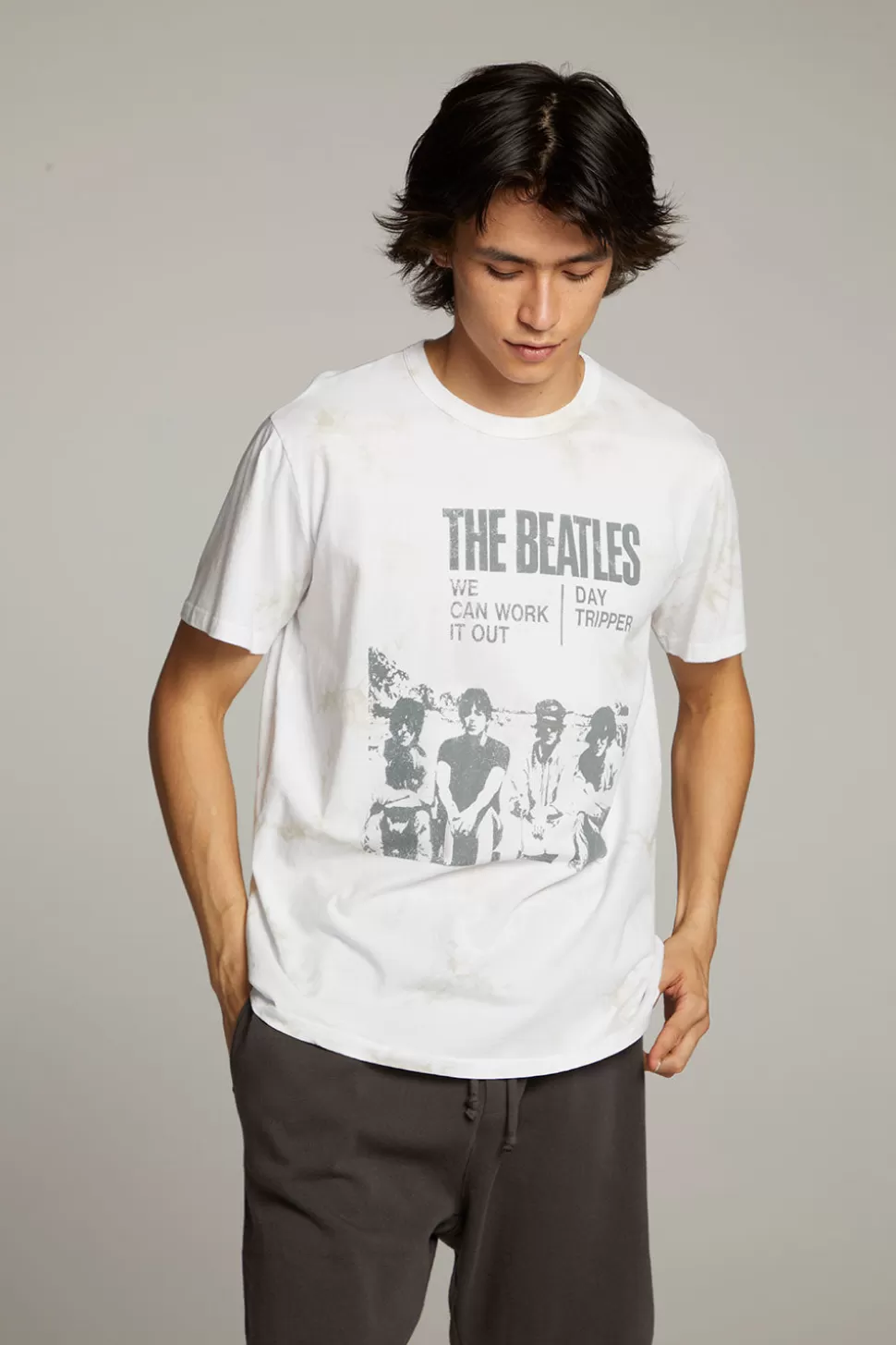 Chaser Brand The Beatles Day Tripper Crew Neck Tee New