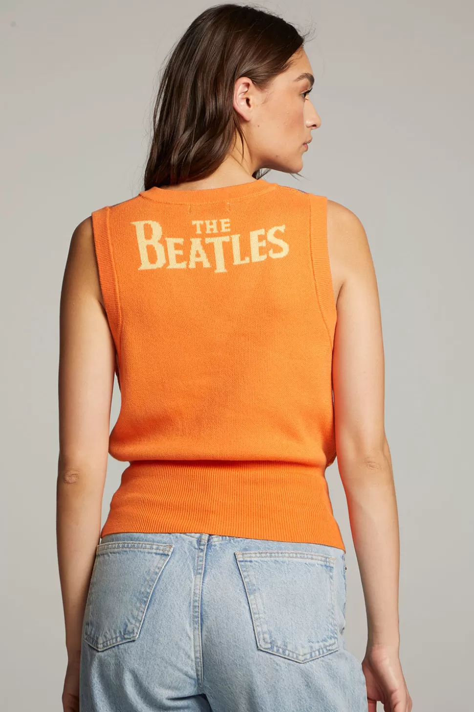 Chaser Brand The Beatles Retro Tank Sweater Sale